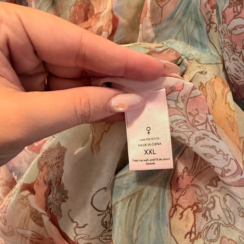 NWT Selkie- The Puff Dress Mucha Print, XXL - Picture 8 of 11